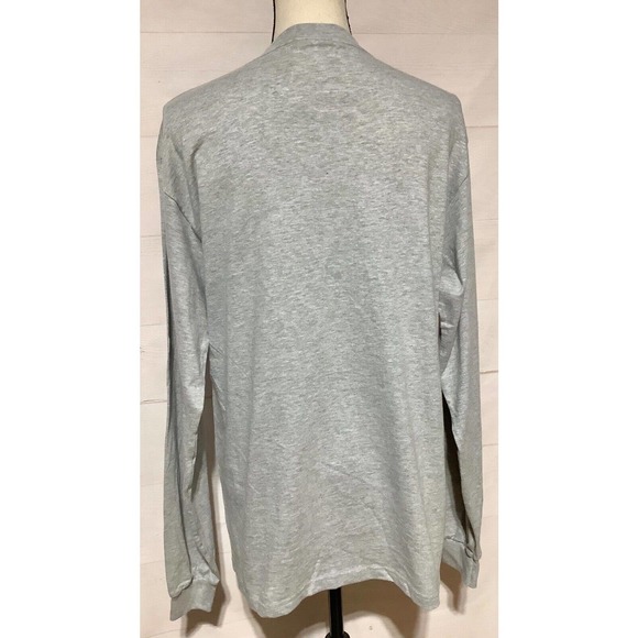 NWT Disney Store Sz M heather gray GRUMPY’S OUTPOST l/s unisex knit t-Shirt - Picture 3 of 8